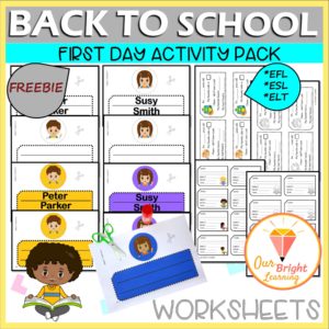 back-to-school-first-day-activity-pack